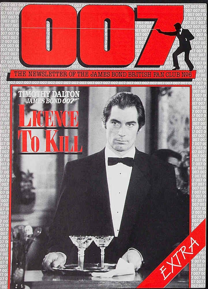 007 EXTRA/NEWSLETTER magazine cover Issue 6  