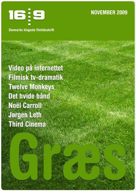 16:9 magazine side cover Issue 34 November/December 2009