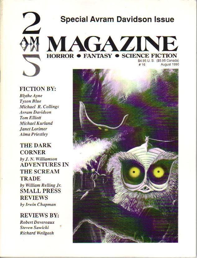 2 AM magazine cover Issue 16 August 1990
