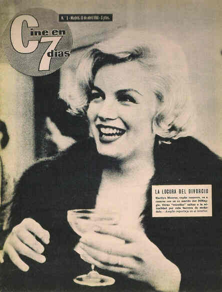 CINE EN 7 DIAS magazine cover Issue 1 15 April 1961