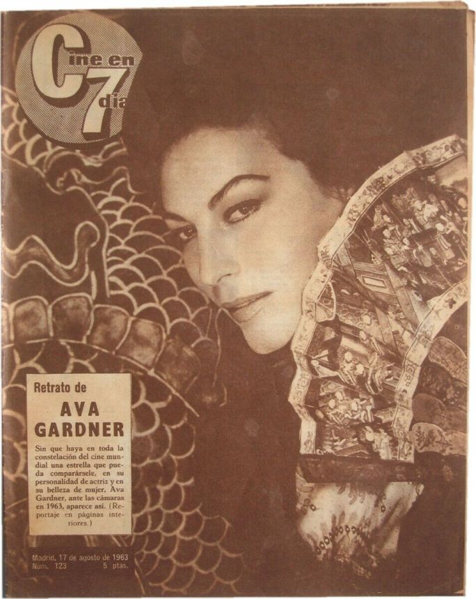 CINE EN 7 DIAS magazine cover Issue 123 17 August 1963