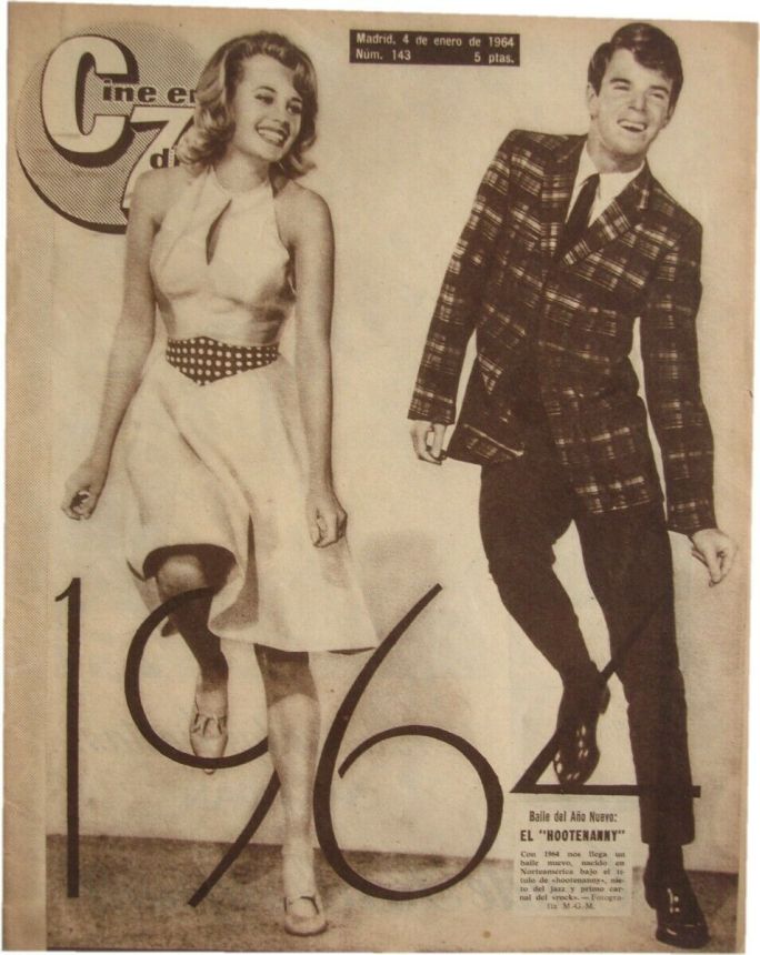 CINE EN 7 DIAS magazine side cover Issue 143 4 January 1964