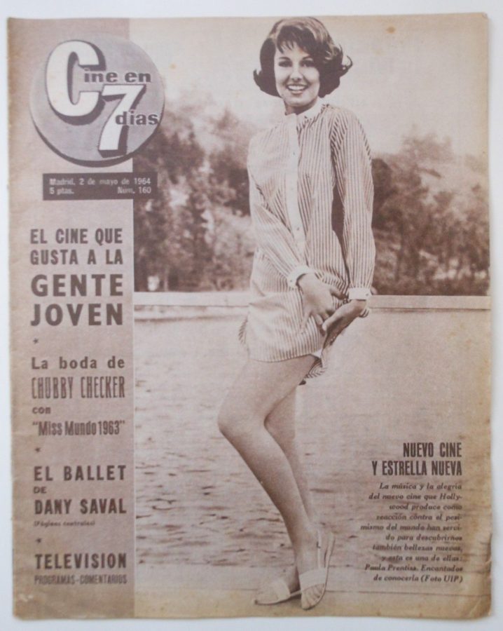 CINE EN 7 DIAS magazine side cover Issue 160 2 May 1964