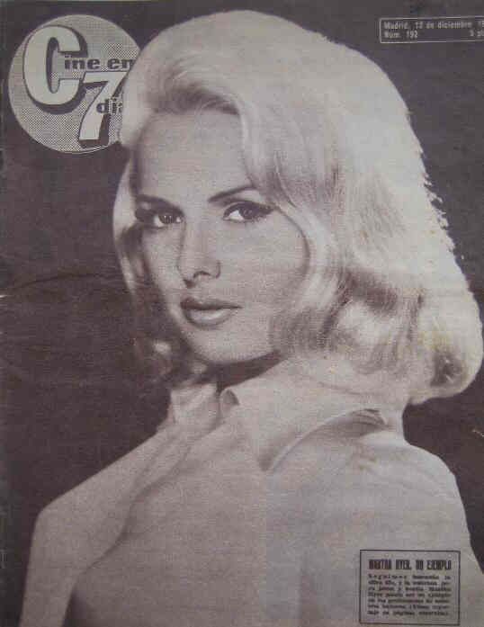 CINE EN 7 DIAS magazine cover Issue 192 12 December 1964