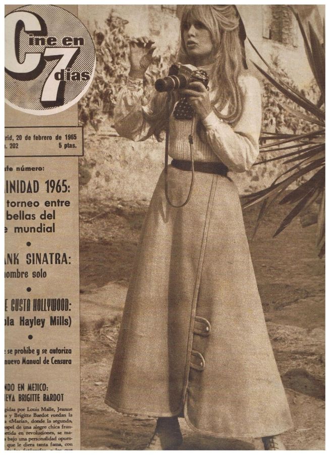 CINE EN 7 DIAS magazine cover Issue 202 20 February 1965