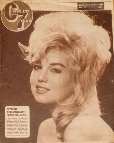 CINE EN 7 DIAS magazine cover Issue 211 24 April 1965