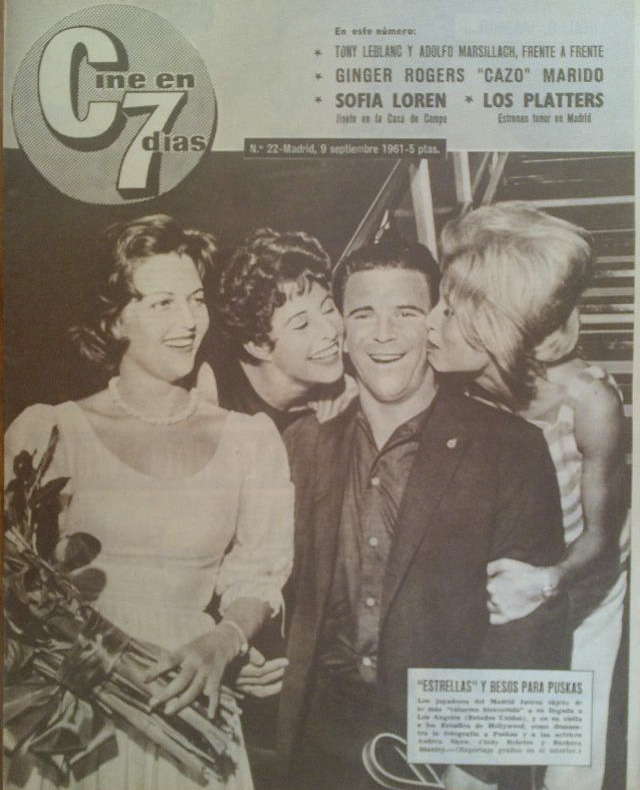 CINE EN 7 DIAS magazine cover Issue 22 9 September 1961