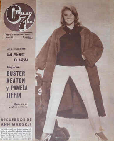 CINE EN 7 DIAS magazine cover Issue 232 18 September 1965