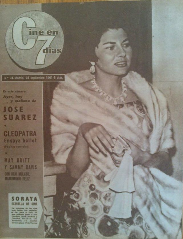 CINE EN 7 DIAS magazine side cover Issue 24 23 September 1961