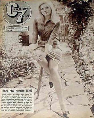CINE EN 7 DIAS magazine side cover Issue 240 13 November 1965