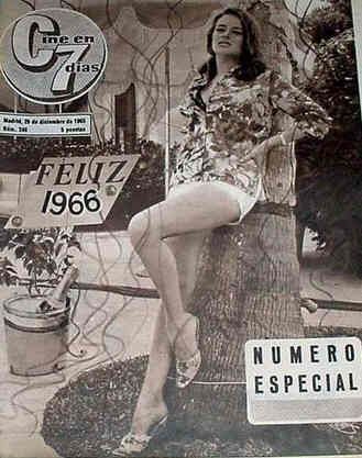 CINE EN 7 DIAS magazine cover Issue 246 25 December 1965