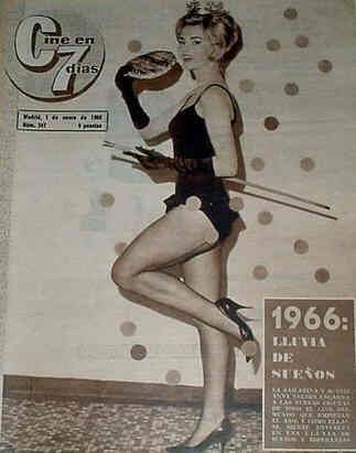 CINE EN 7 DIAS magazine cover Issue 247 1 January 1966
