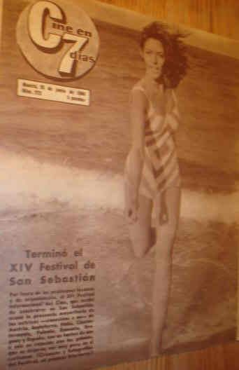 CINE EN 7 DIAS magazine cover Issue 272 25 June 1966