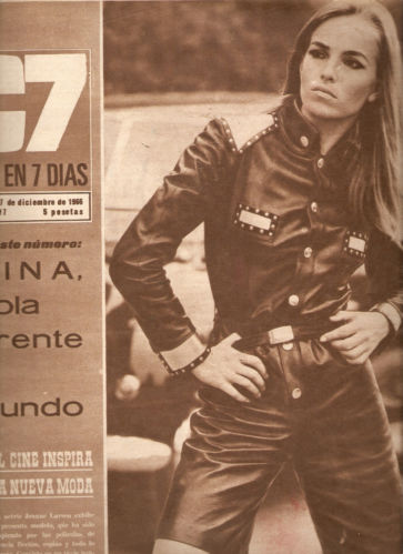 CINE EN 7 DIAS magazine side cover Issue 294 26 November 1966