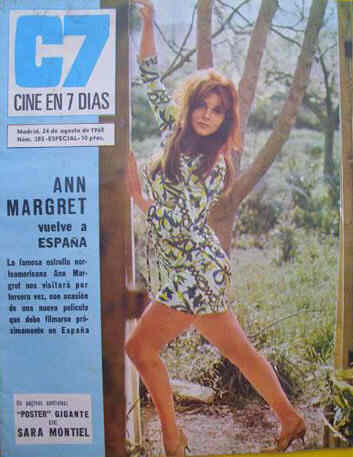 CINE EN 7 DIAS magazine cover Issue 385 24 August 1968