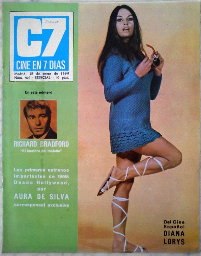 CINE EN 7 DIAS magazine cover Issue 407 25 January 1969