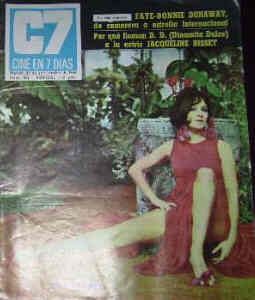 CINE EN 7 DIAS magazine cover Issue 451 29 November 1969