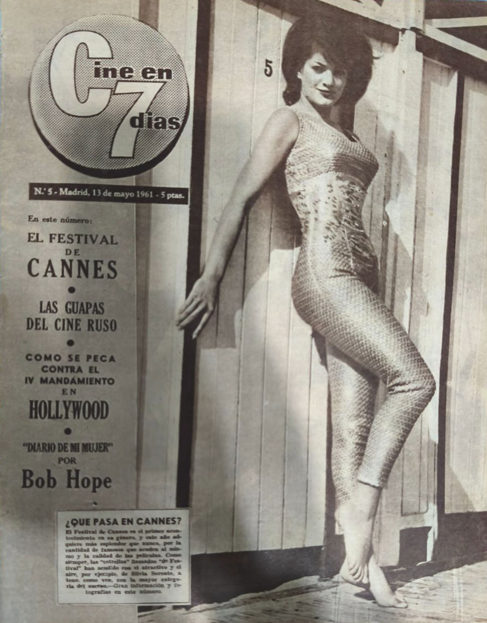 CINE EN 7 DIAS magazine cover Issue 5 13 May 1961