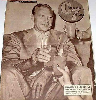 CINE EN 7 DIAS magazine cover Issue 6 20 May 1961