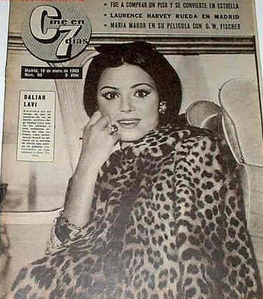CINE EN 7 DIAS magazine side cover Issue 93 19 January 1963