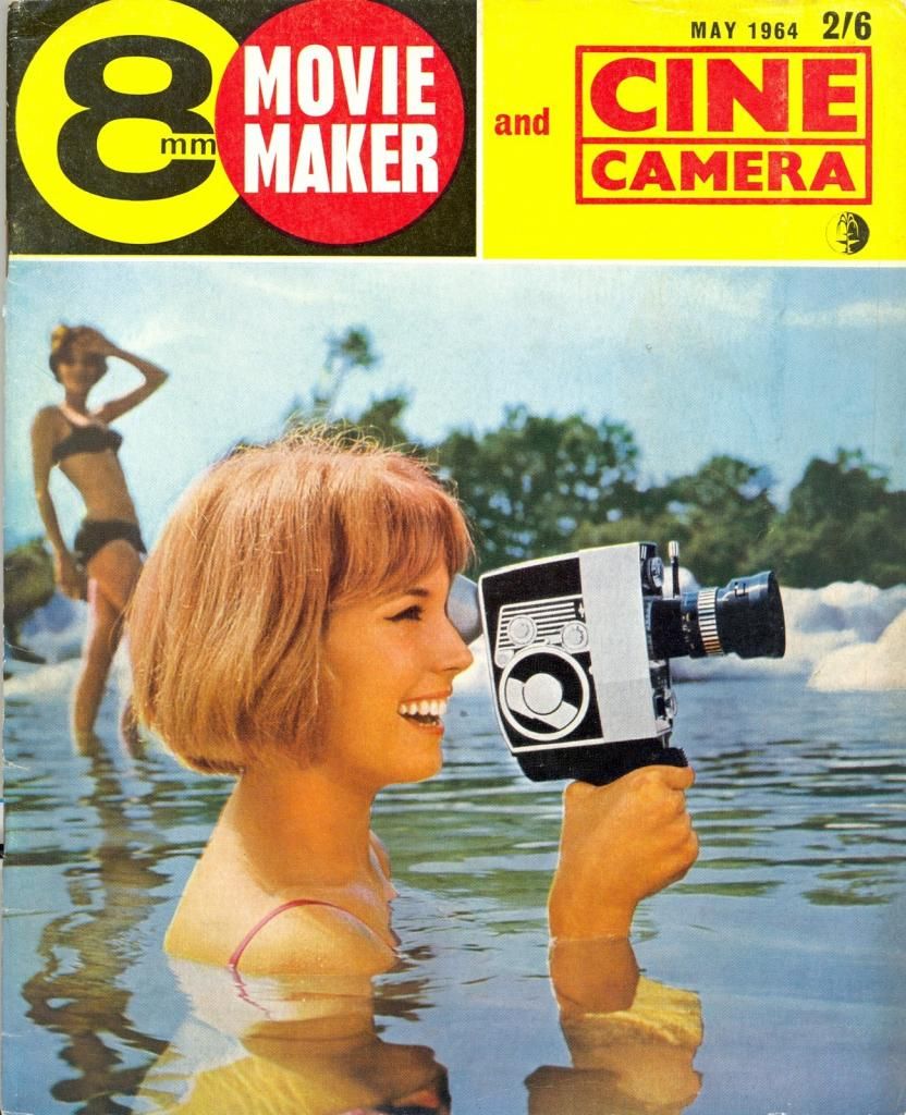 8mm MOVIE MAKER magazine side cover May 1964