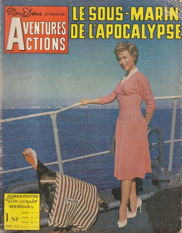AVENTURES ACTIONS magazine cover Issue 10 August 1962