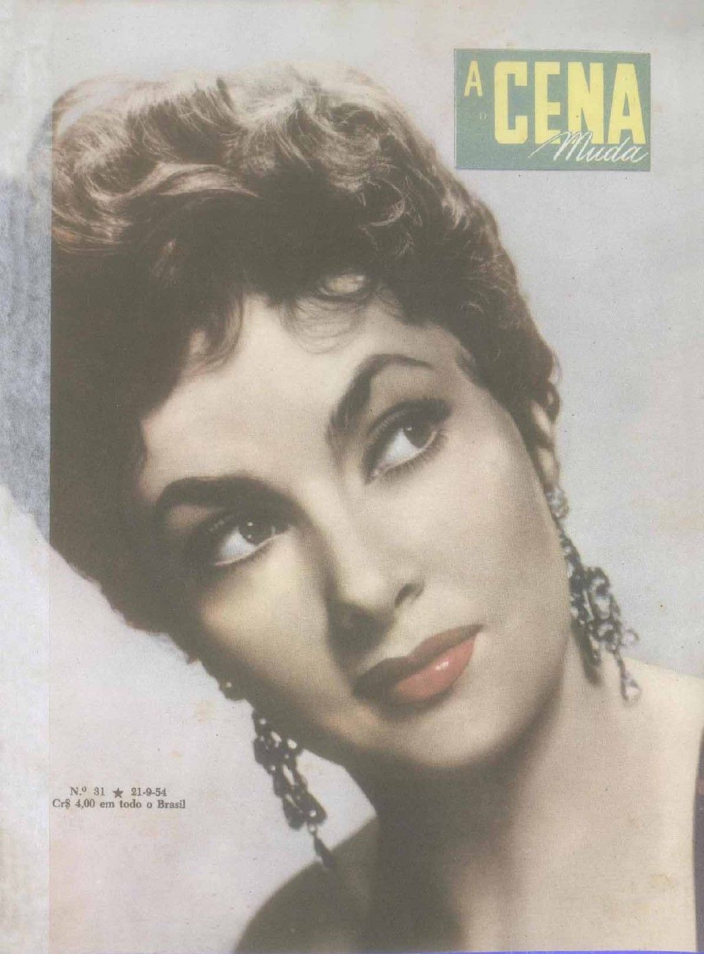 A CENA MUDA magazine side cover Issue 31 2nd September 1954