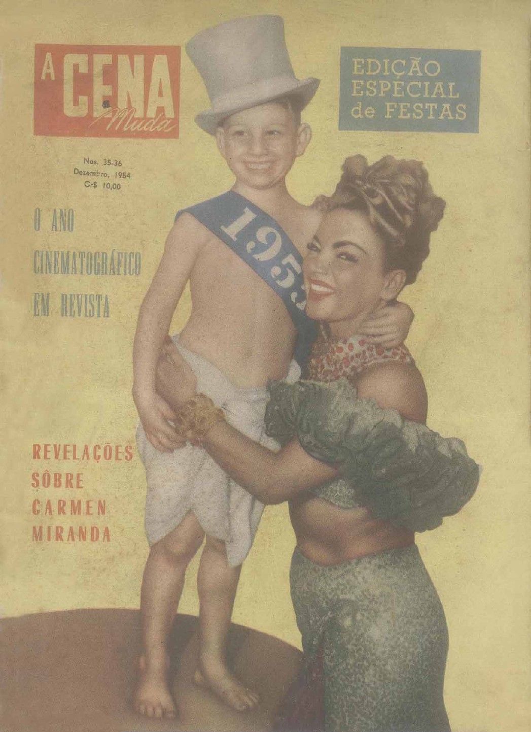 A CENA MUDA magazine side cover Issue 35/36 2nd November 1954
