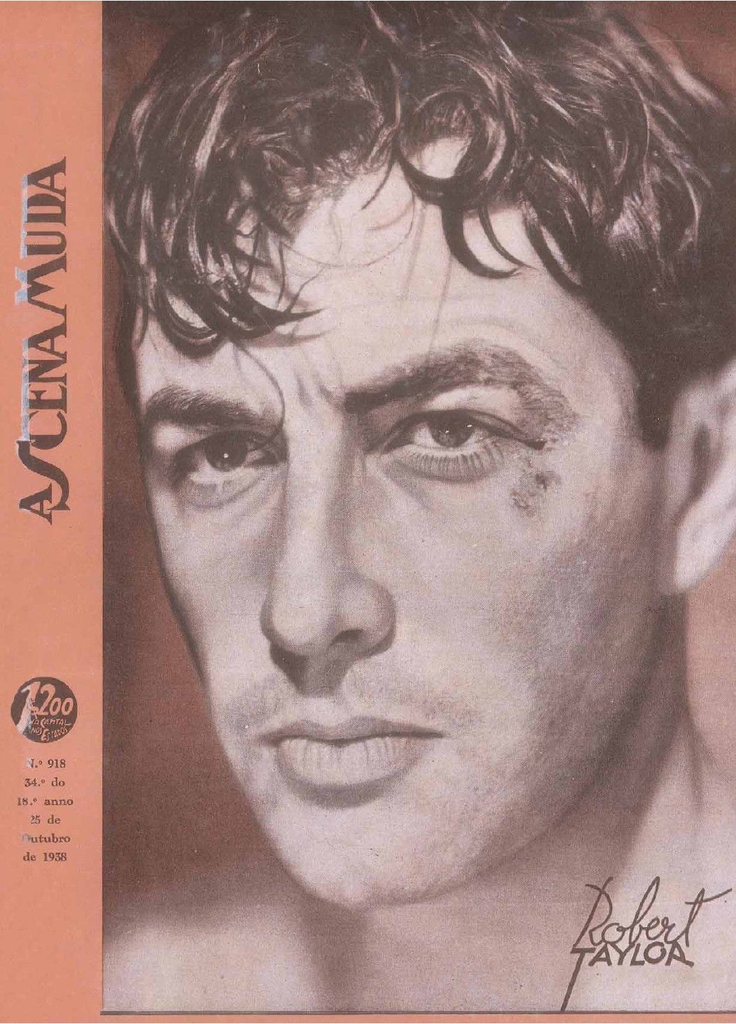 A CENA MUDA magazine side cover Issue 918 25 October 1938