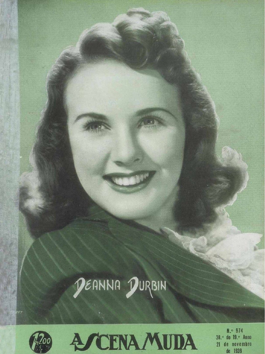 A CENA MUDA magazine side cover Issue 974 21 November 1939