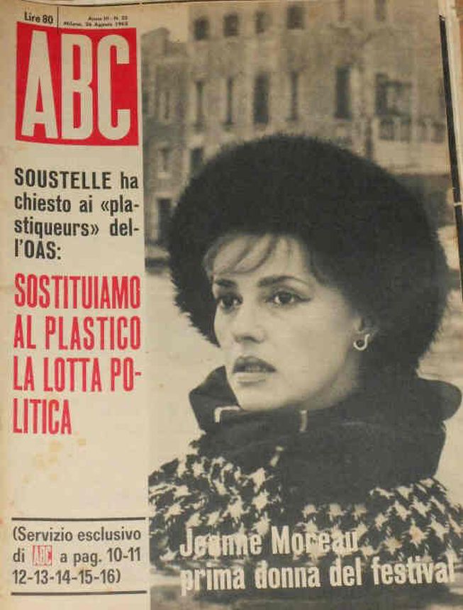 ABC (Italy) magazine side cover Issue 35 26 August 1962