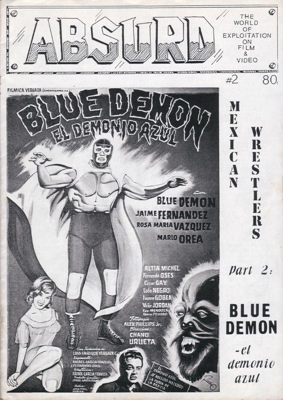 ABSURD (UK) magazine cover Issue 2 July 1988