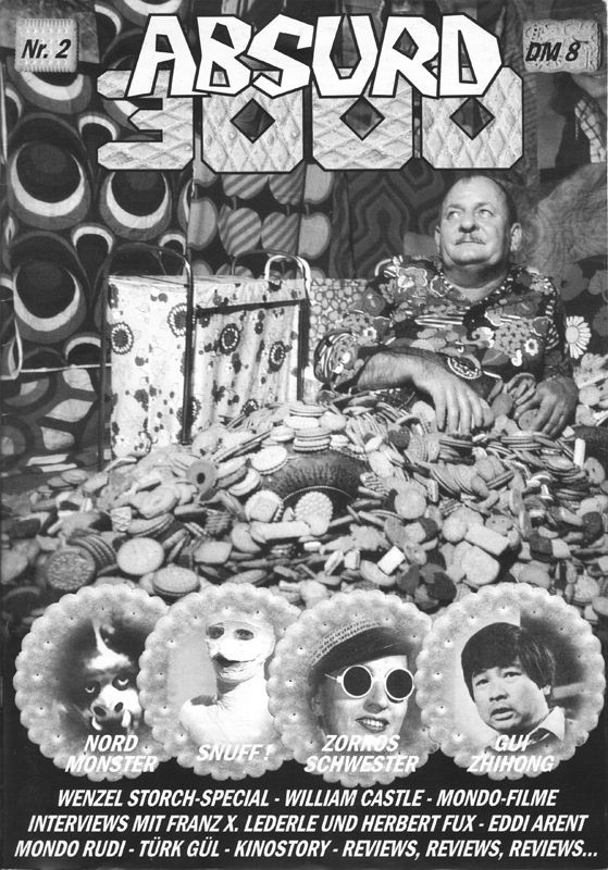 ABSURD 3000 magazine side cover Issue 2  December 2000