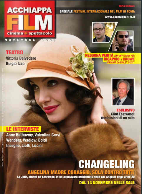 ACCHIAPPA FILM magazine cover November 2008