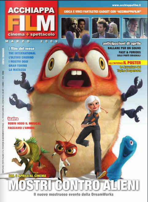 ACCHIAPPA FILM magazine side cover March 2009