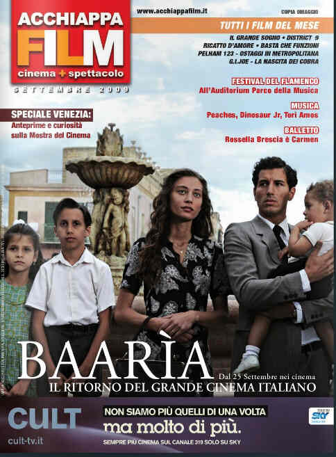 ACCHIAPPA FILM magazine side cover September 2009