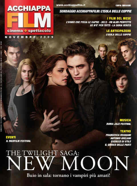 ACCHIAPPA FILM magazine side cover November 2009
