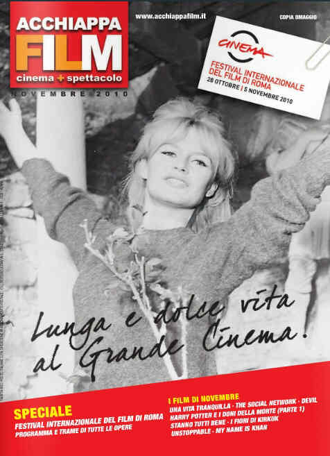ACCHIAPPA FILM magazine side cover November 2010