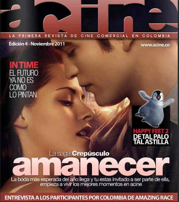 ACINE magazine side cover Issue 4 November 2011