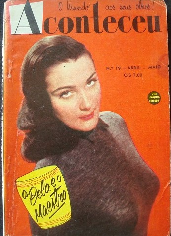 ACONTECEU magazine side cover Issue 19  April/May 1955