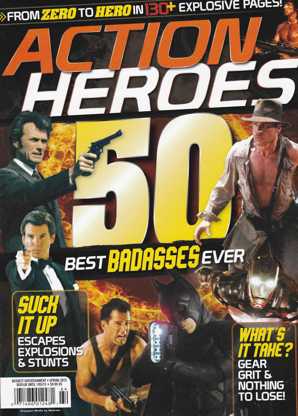 ACTION HEROES magazine cover Issue 84 Spring 2015