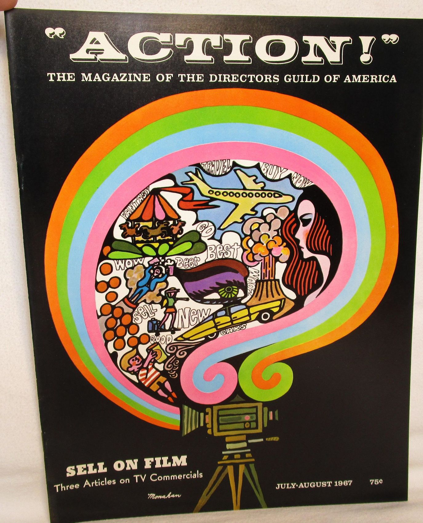 ACTION magazine cover Issue 6 July/August 1967