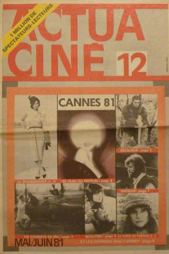 ACTUA CINE magazine cover Issue 12 May 1981