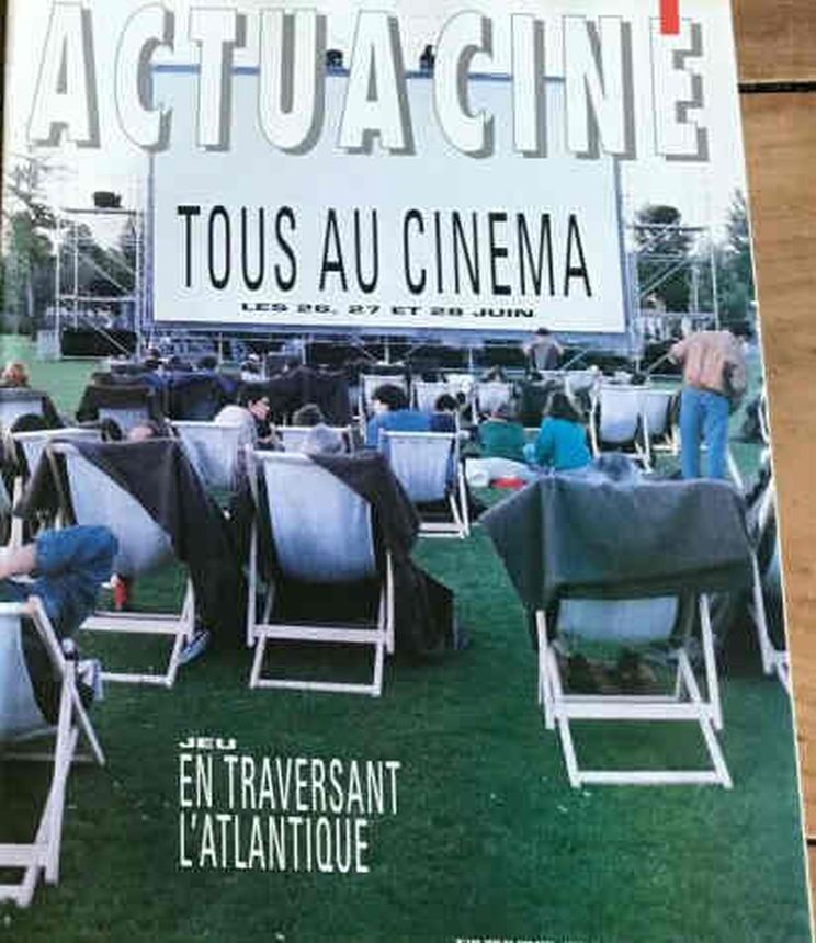 ACTUA CINE magazine side cover Issue 140 June 1994