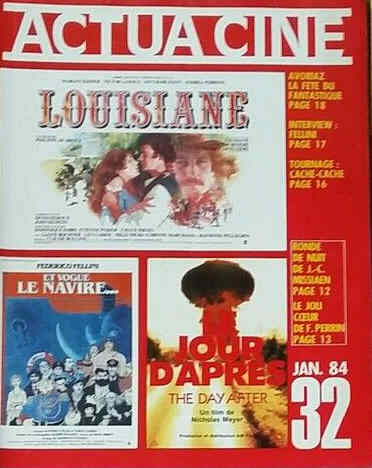 ACTUA CINE magazine cover Issue 32 January 1984