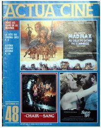 ACTUA CINE magazine cover Issue 48 September 1985