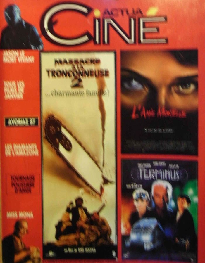 ACTUA CINE magazine cover Issue 62 January 1987