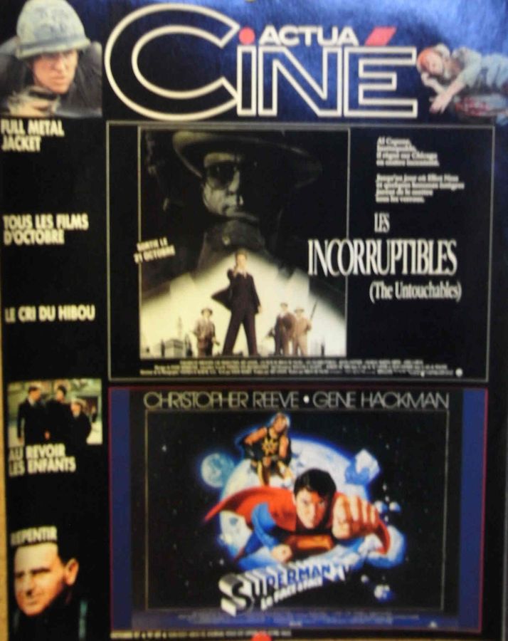 ACTUA CINE magazine cover Issue 69 October 1987
