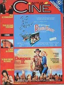 ACTUA CINE magazine cover Issue 81 December 1988
