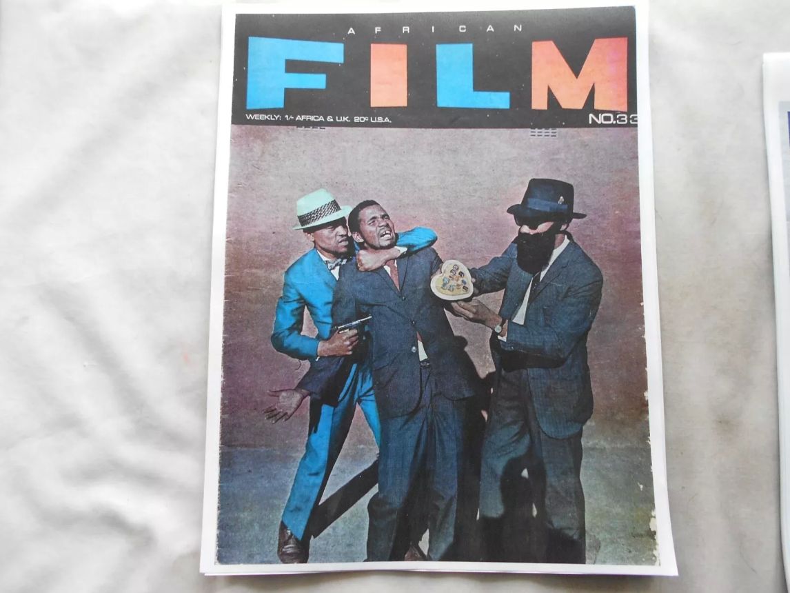 AFRICAN FILM magazine cover Issue 33   1968